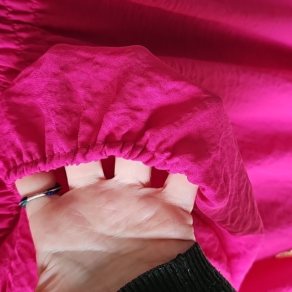 Ana XL Womens Pink Fuchsia Smocked Blouse - Picture 5 of 5